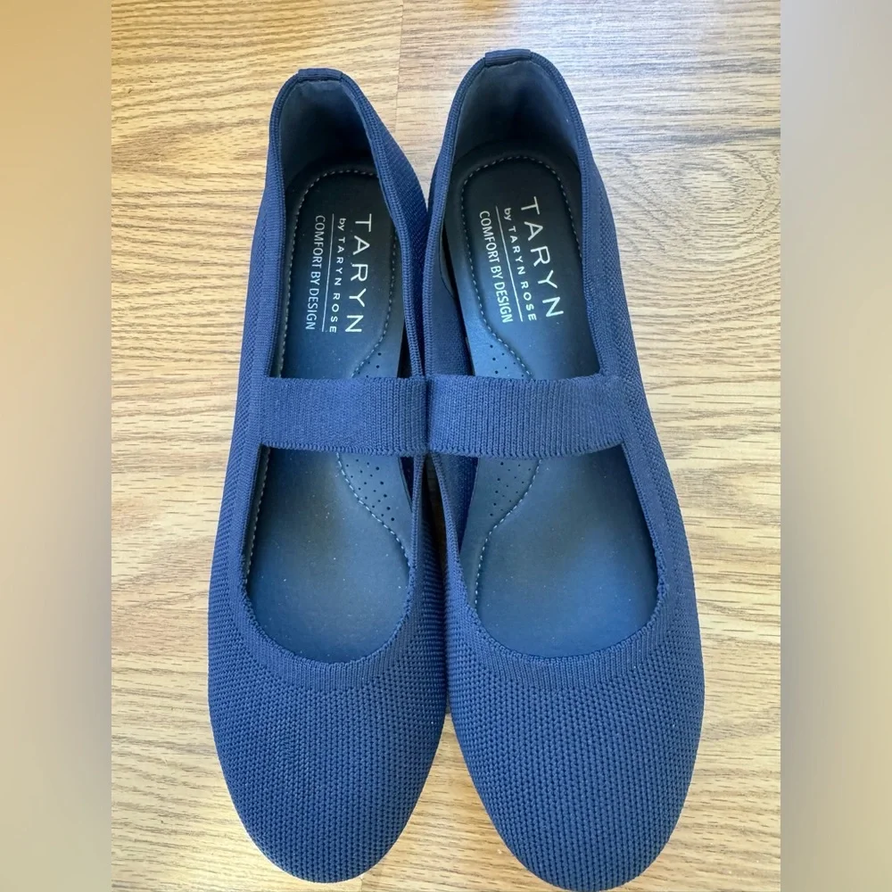 [Taryn Rose] “Colay” Blue Knit Ballet Flat Comfort by Design Sz: 7.5 - Picture 6 of 7